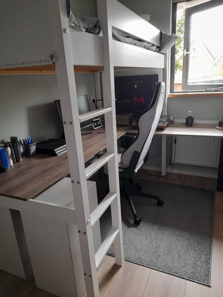 Hoogslaper, Ophalen, 100 cm, Hoogslaper, Eenpersoons