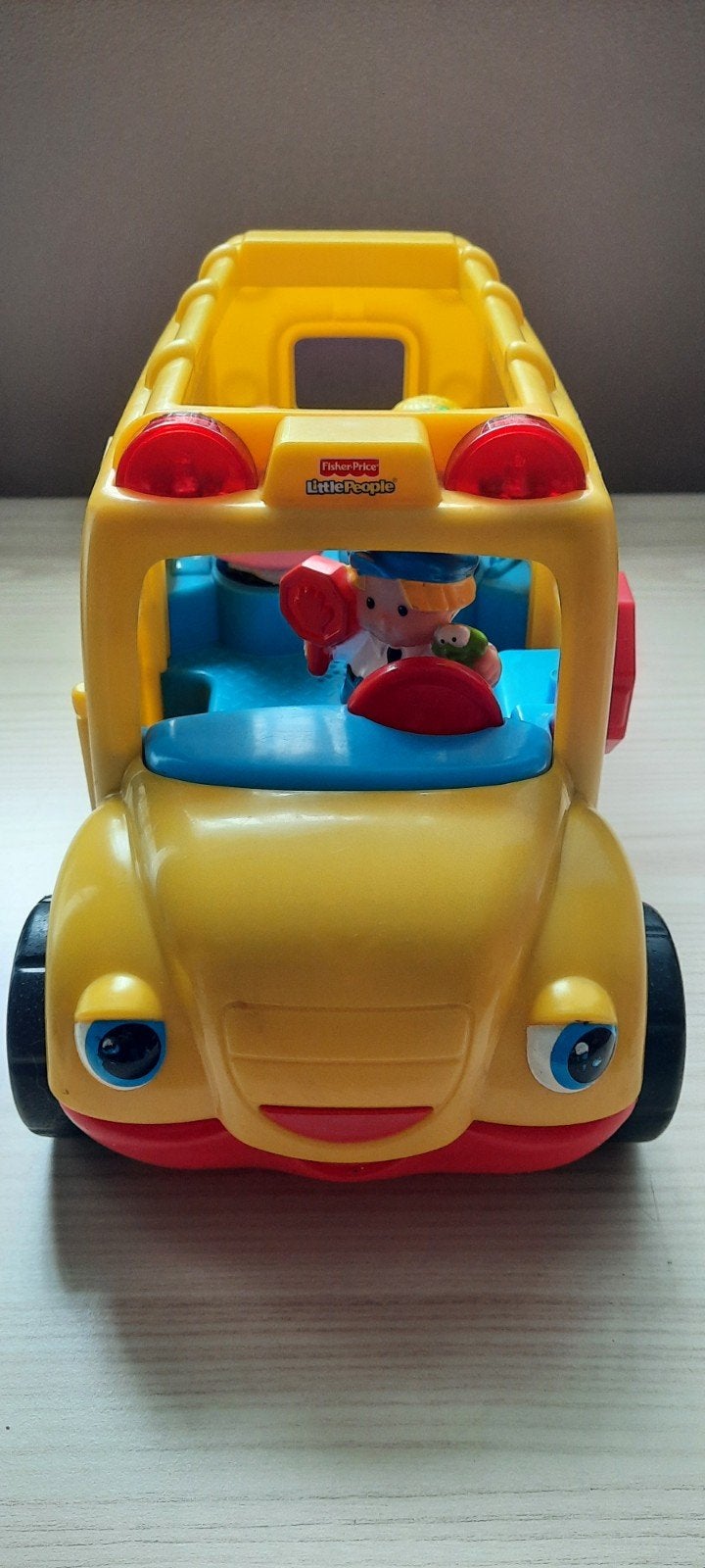 Fisher-Price Little People Schoolbus met figuren, Ophalen of Verzenden, Speelset, Met licht