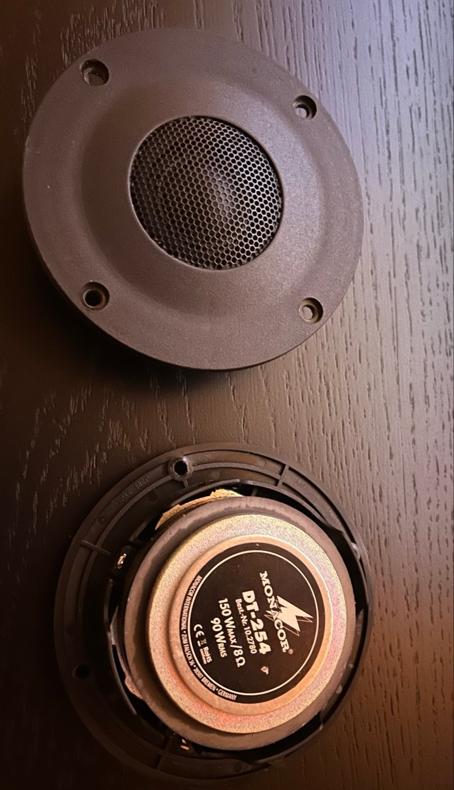 Monacor DT-254 Tweeter - 150W/8 Ohm, Audio, Tv en Foto, Gebruikt, Overige typen, Ophalen of Verzenden, 150 watt of meer