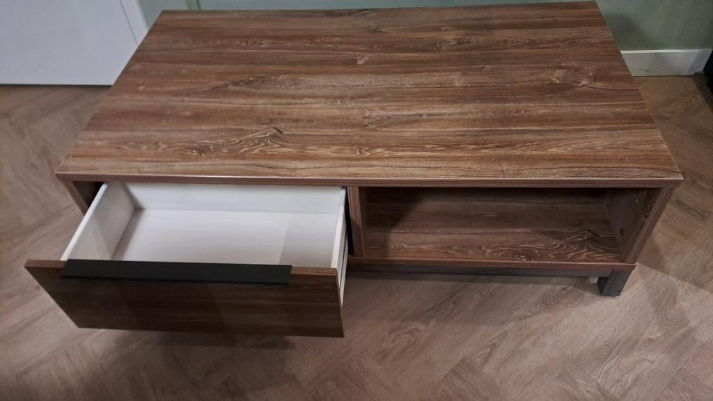 Salontafel Matthias met lades, Huis en Inrichting, Ophalen, Gebruikt, 100 tot 150 cm, 50 tot 100 cm