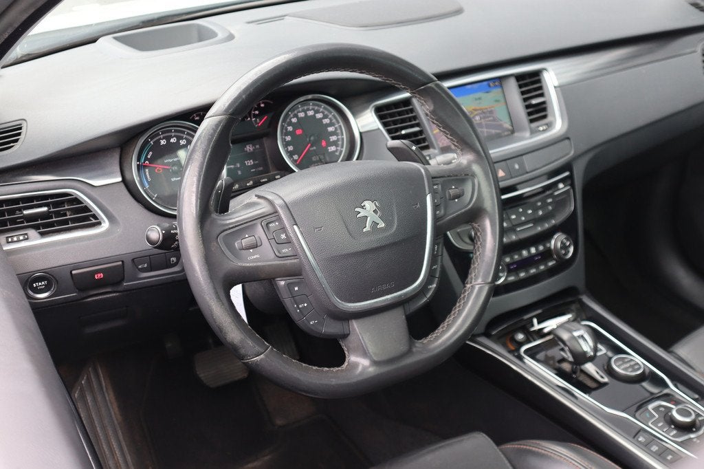 Peugeot 508 RXH 2.0 HDi Hybrid4 | Leder | Trekhaak, Auto's, Automaat, Euro 5, Gebruikt, Zwart