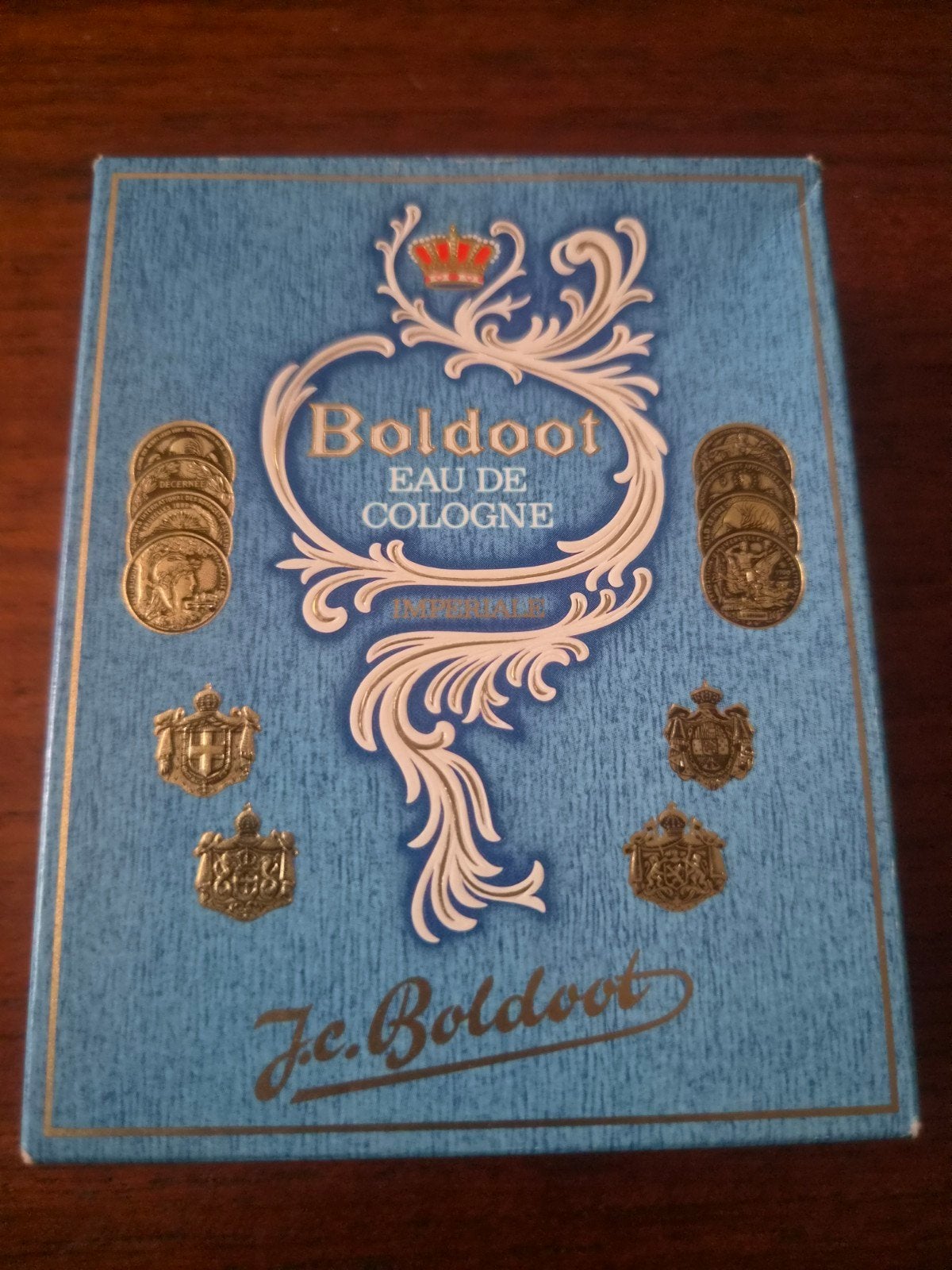 Vintage Boldoot Eau de Cologne Flesje met Doos, Ophalen of Verzenden, Gebruikt