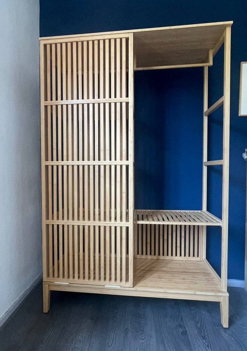 Ikea Nordkisa open kledingkast, Ophalen, Overige materialen, Gebruikt, 100 tot 150 cm