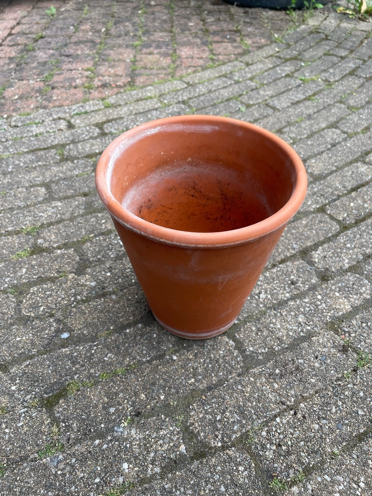 Terracotta bloempot - 18cm, Gebruikt, Rond, Binnen, Minder dan 40 cm