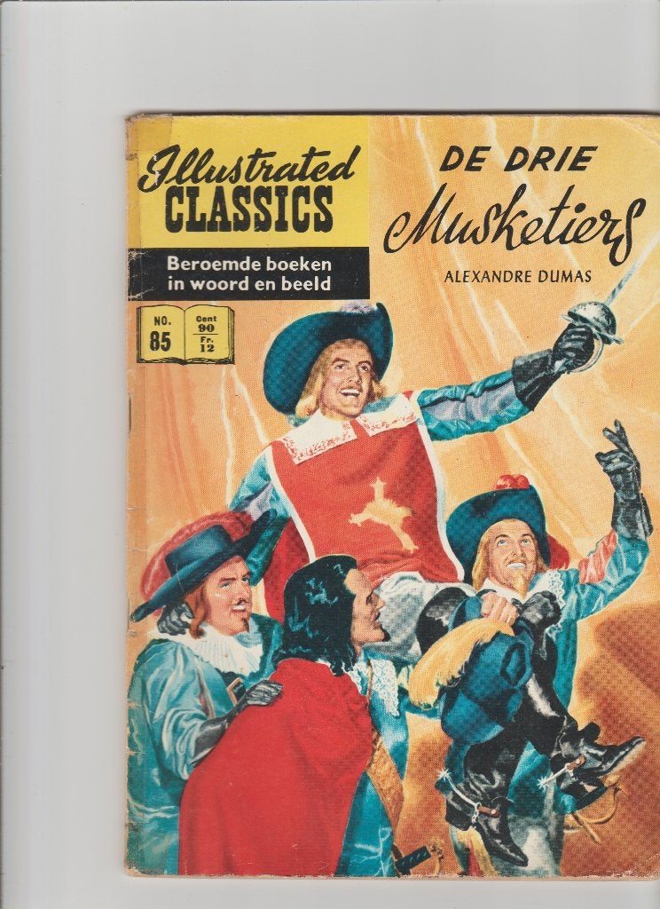 Illustrated Classics: De Drie Musketiers - Alexandre Dumas, Boeken, Stripboeken, Gelezen, Alexandre Dumas, Eén stripboek, Ophalen of Verzenden