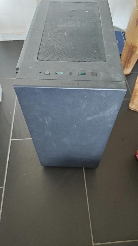 Zwarte PC-behuizing / Computerkast, Computers en Software, Ophalen of Verzenden, Gebruikt