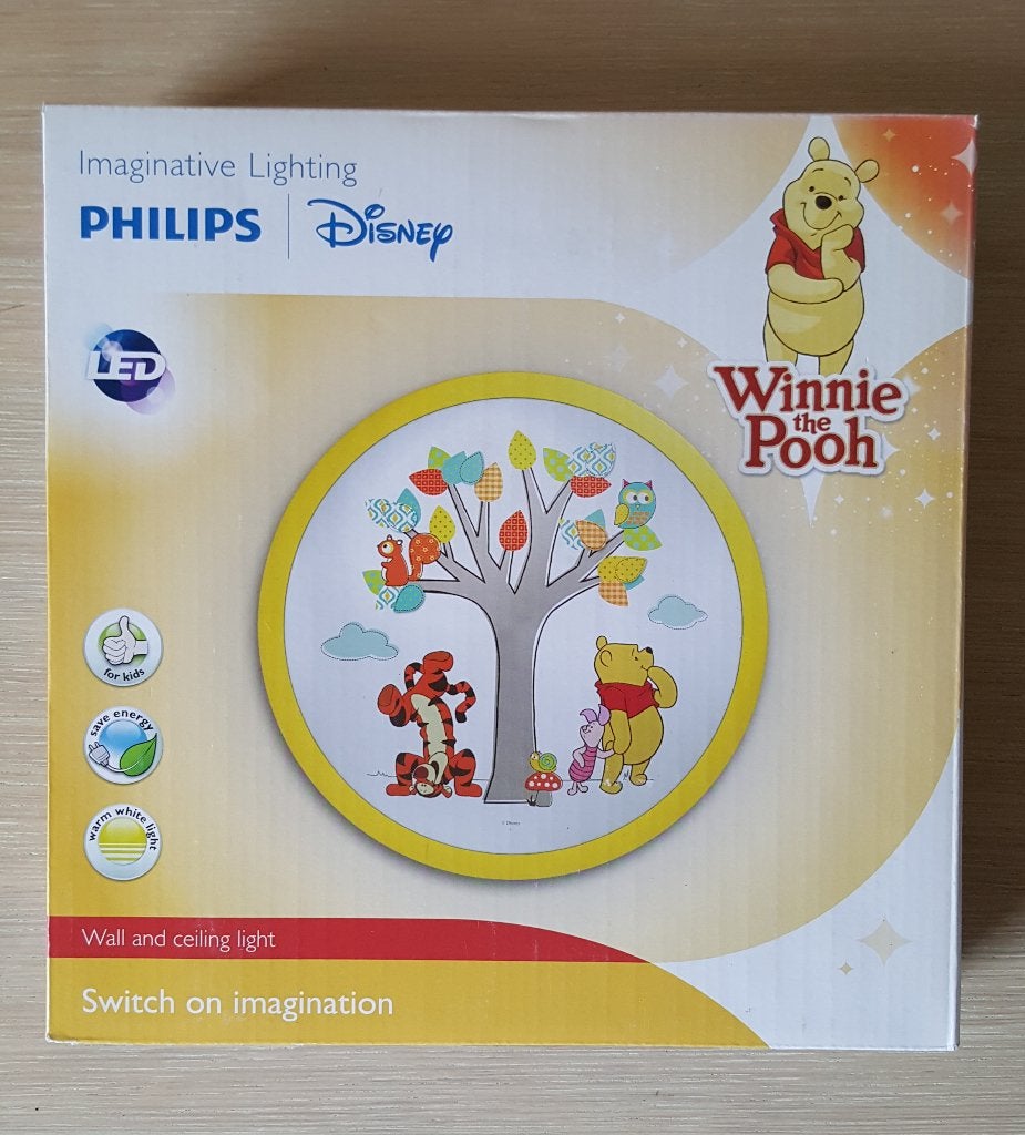 Philips Disney Winnie de Poeh Plafondlamp / wandlamp NIEUW, Wasbaar, Nieuw, Ophalen of Verzenden, Meerkleurig