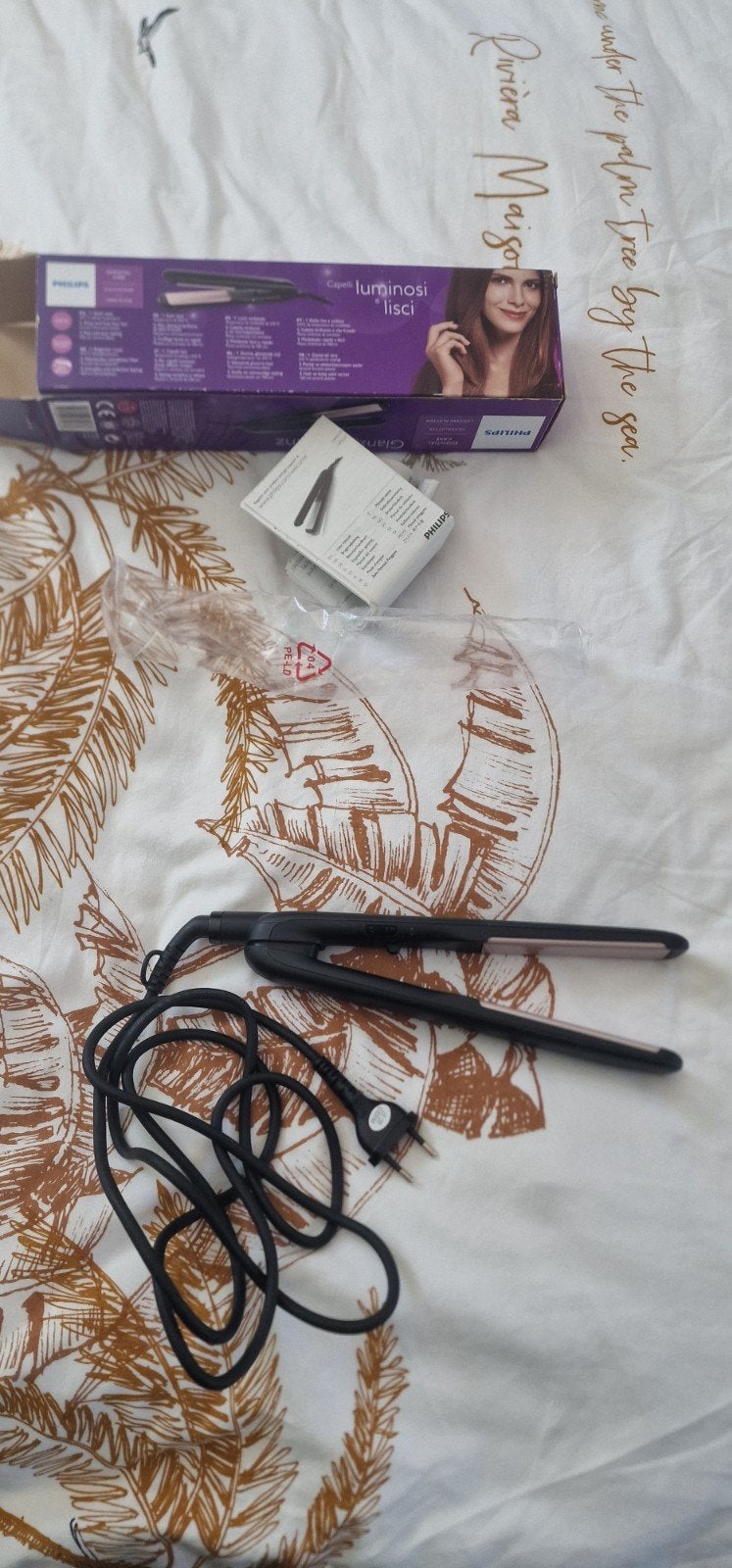 Philips Essential Care Stijltang met lange platen, Ophalen of Verzenden, Zo goed als nieuw, Haarverzorging