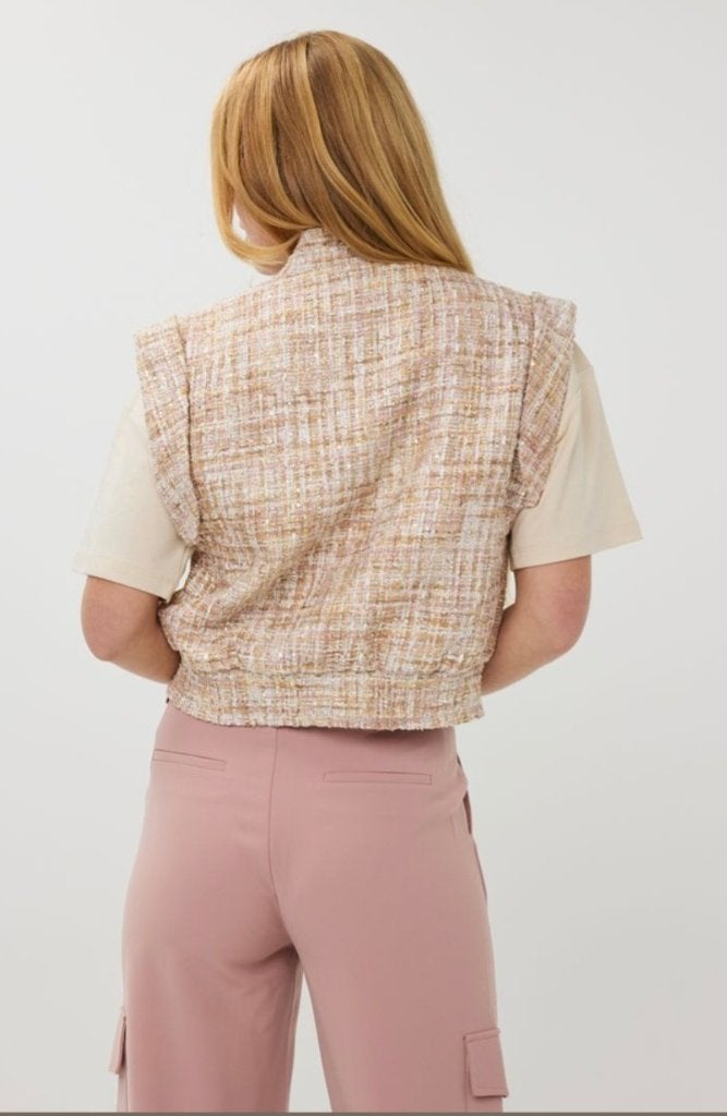 Esqualo gilet maat 40, Maat 38/40 (M), Beige, Ophalen of Verzenden, Jasje