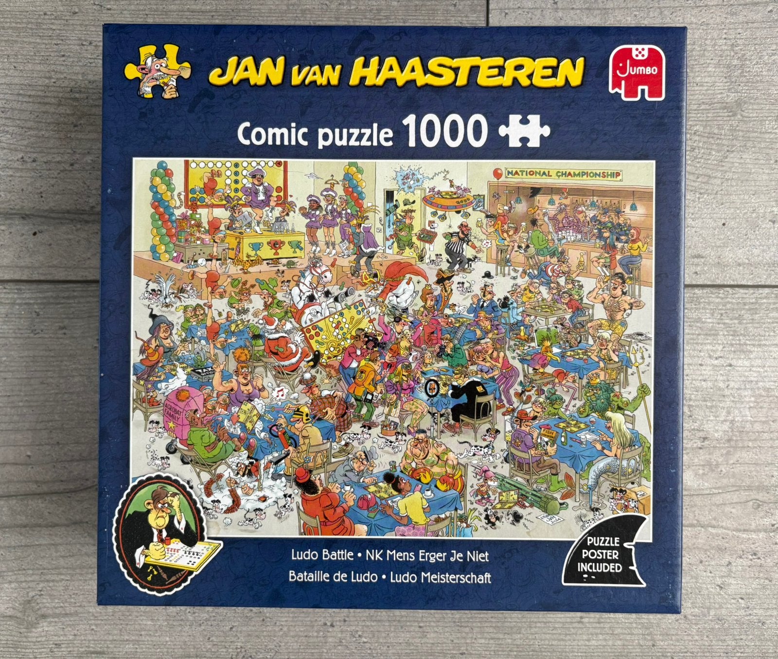Jan van Haasteren Puzzels, 1000 Stukjes., Ophalen of Verzenden, 500 t/m 1500 stukjes, Zo goed als nieuw