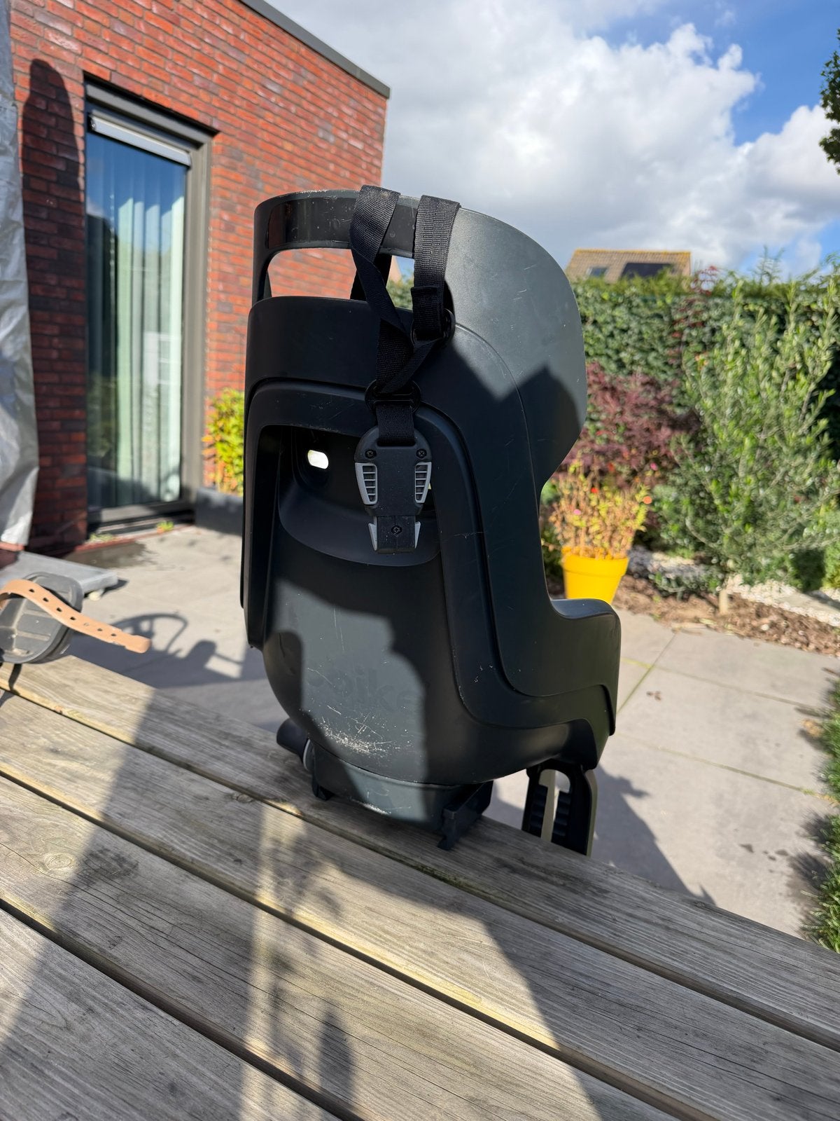 Bobike fietsstoeltje achterzitje met voetsteuntjes, Ophalen, Achterzitje, 9 t/m 36 kg, Gebruikt