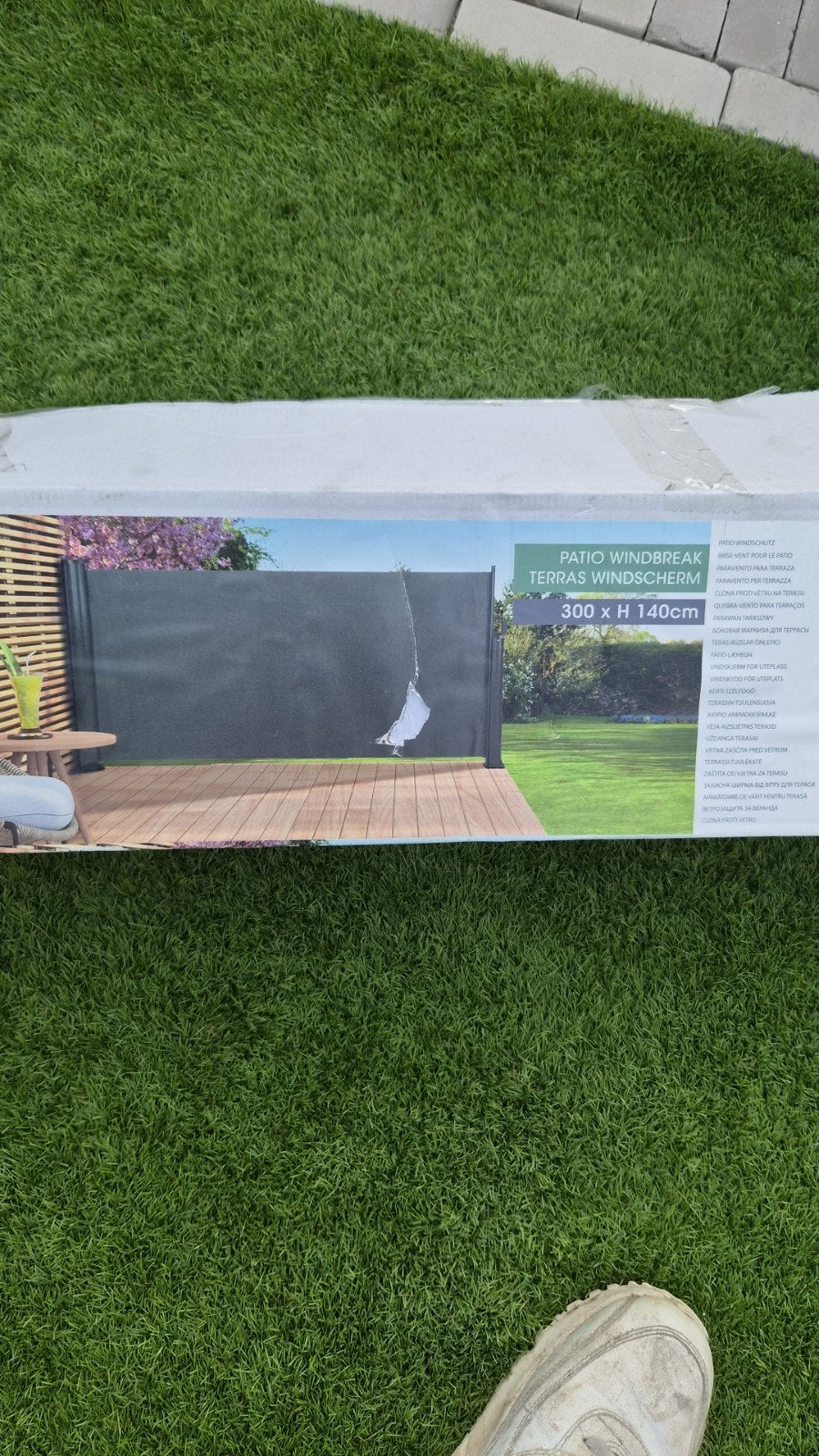 Terras windscherm, Ophalen, Zo goed als nieuw