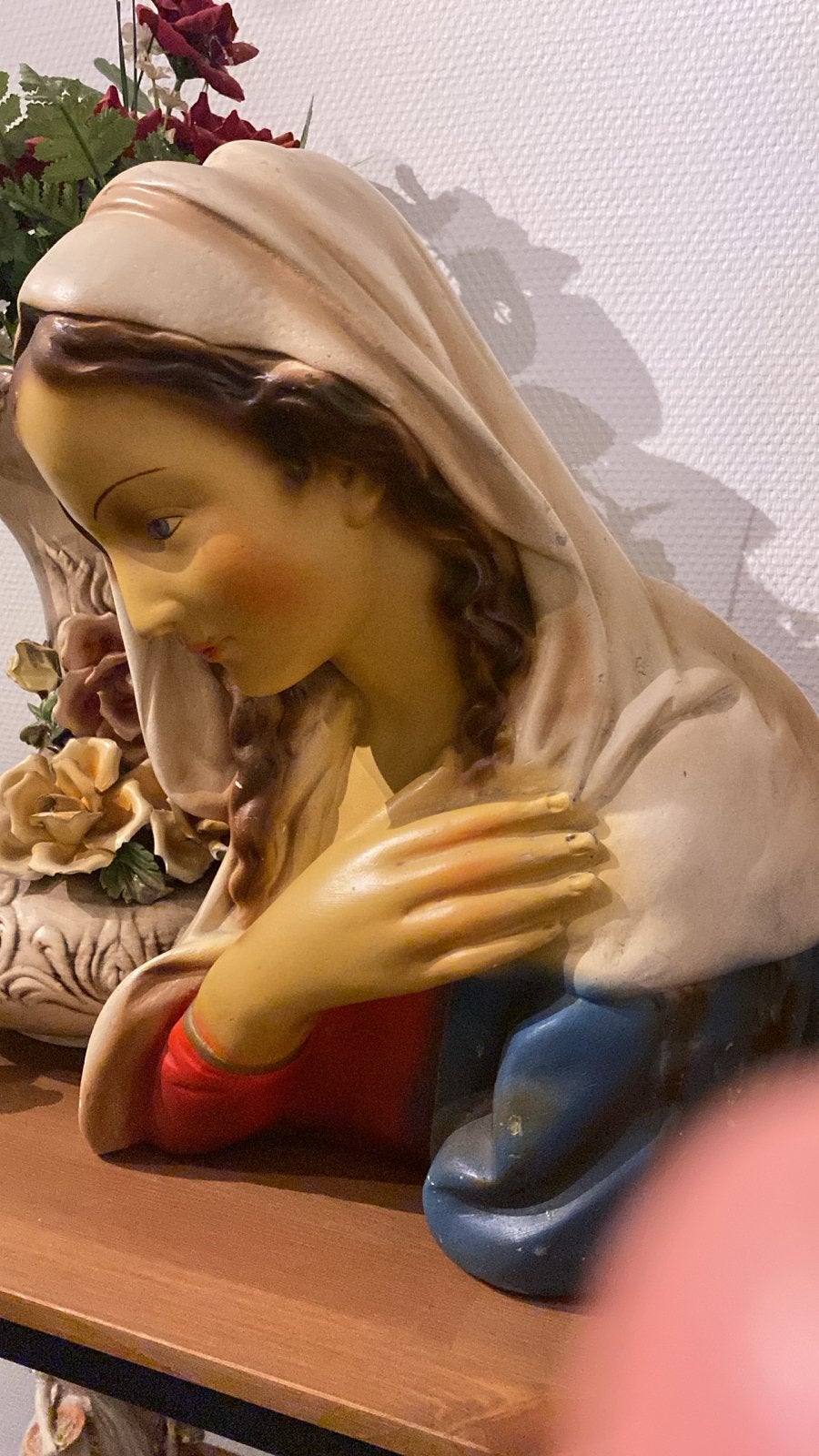 Vintage Mariabeeld - Religieuze Decoratie, Antiek en Kunst, Ophalen of Verzenden