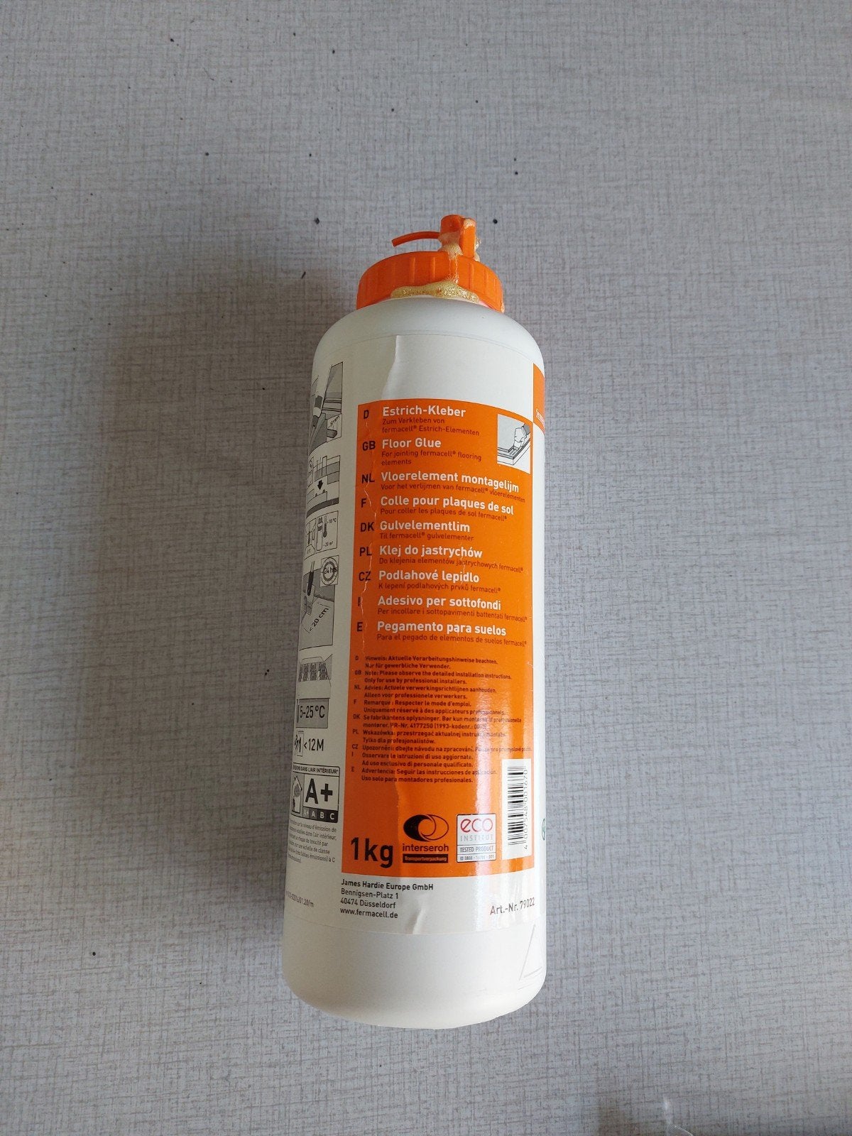 Fermacell Vloerelement Montagelijm - 1kg, Ophalen of Verzenden, Gebruikt