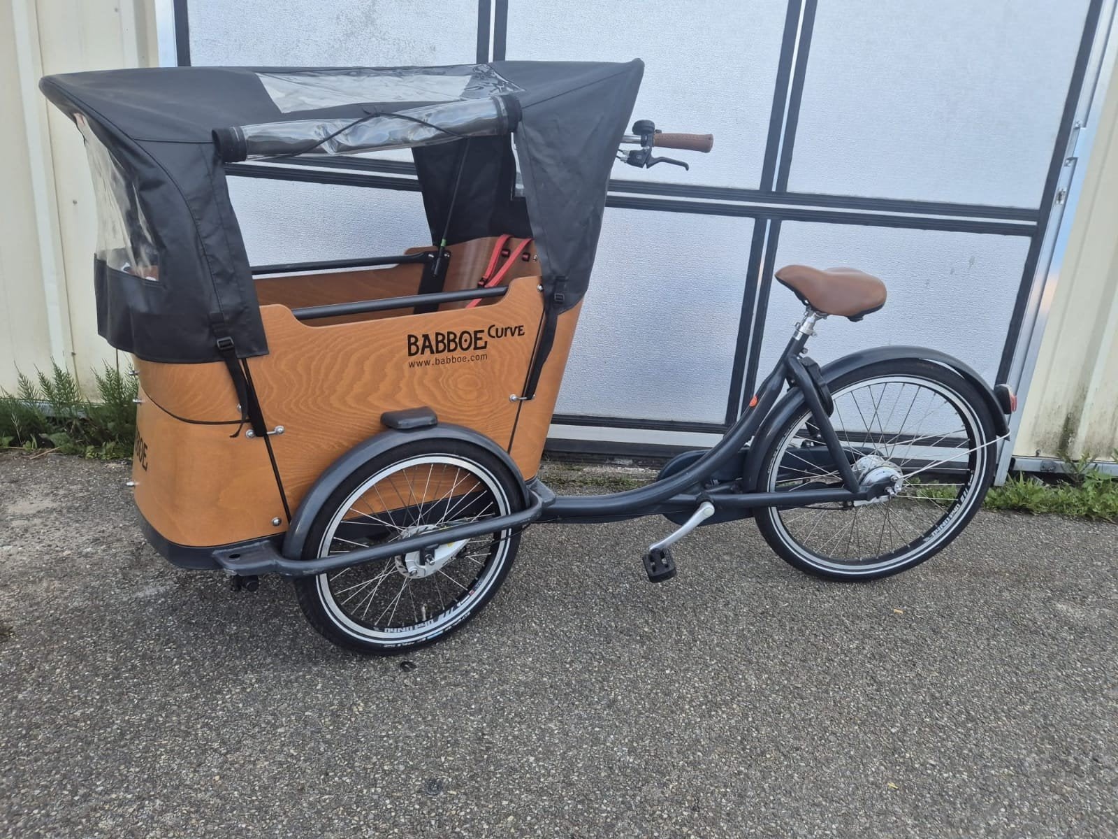 Zgan bakfiets curve ( niet elektrisch wel in nette staat, Fietsen en Brommers, Ophalen, Gebruikt, 4 kinderen of meer, Huif