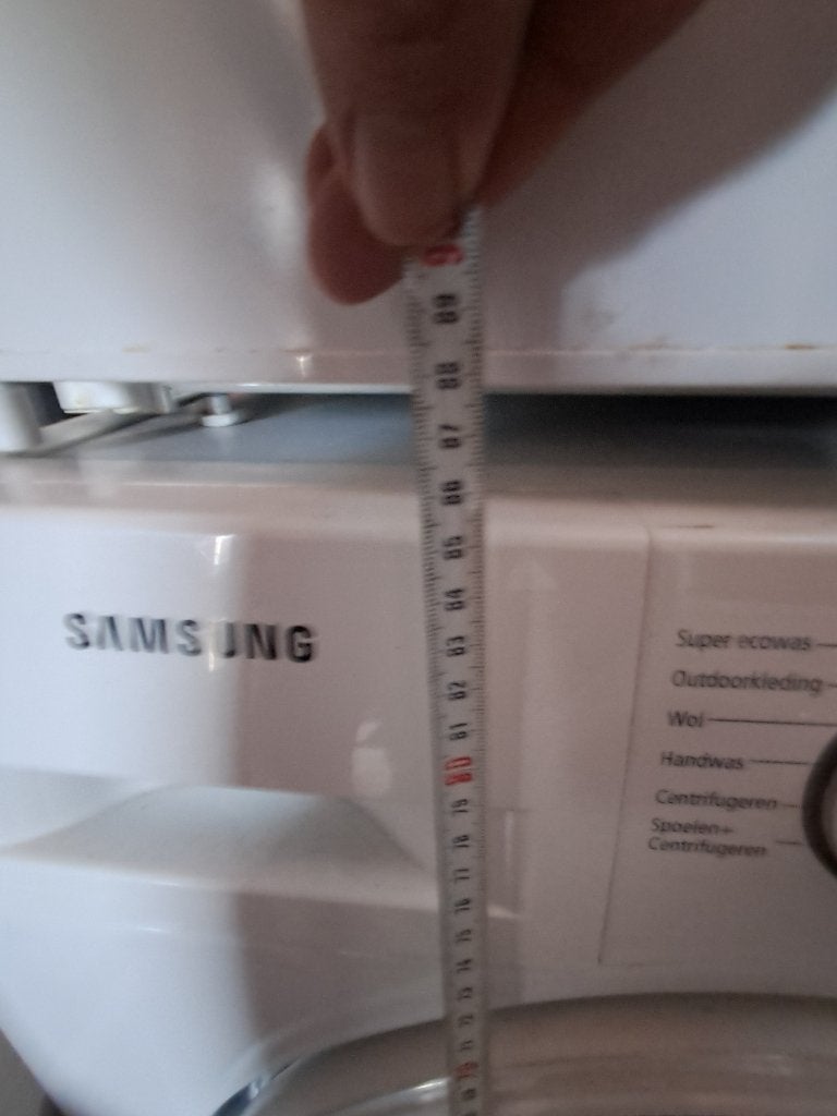 Samsung EcoBubble 7 kg wasmachine voorlader wit  CS27289, Ophalen, Gebruikt, Voorlader, Kort programma