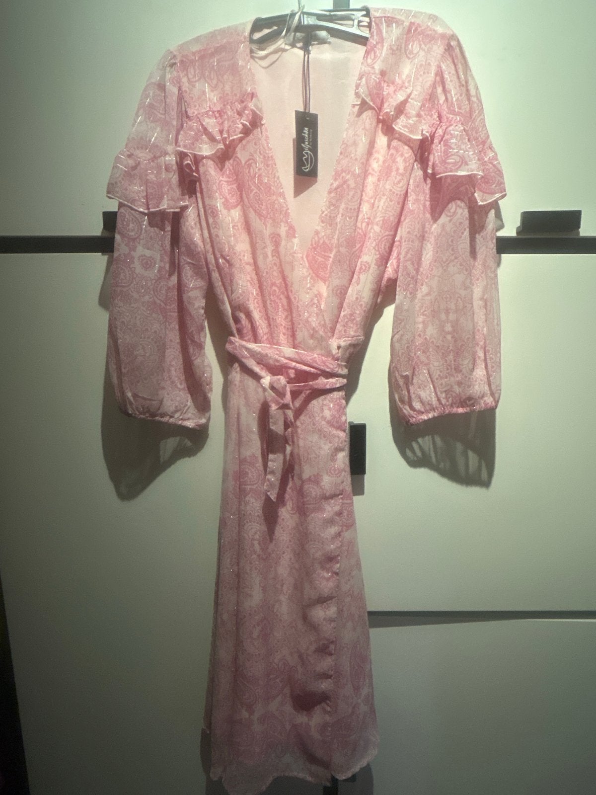 Nieuw Miljuschka by Wehkamp jurk maat 44 roze met goud, Maat 42/44 (L), Nieuw, Ophalen of Verzenden, Knielengte