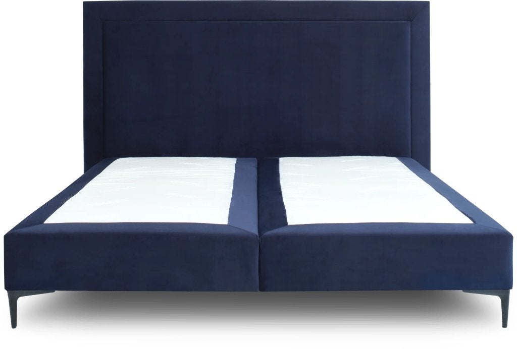 Hoofdbord Mattsleeps Velvet blauw, Ophalen, Overige materialen, 100 cm, Blauw