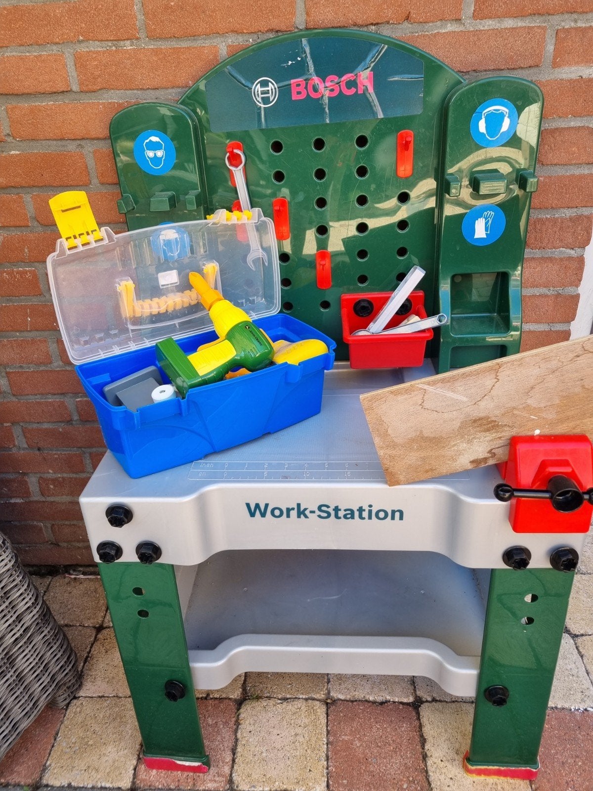 werkbankje, Ophalen