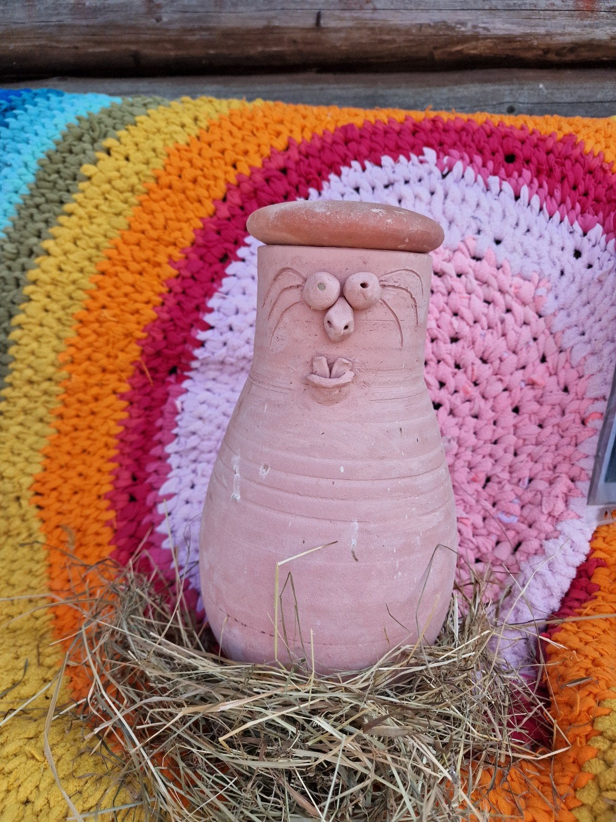 Handgemaakte poreuze olla voor planten, Ophalen of Verzenden