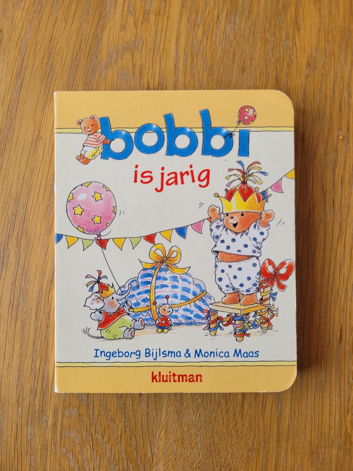 Bobbi is jarig kartonboekje - Ingeborg Bijlsma & Monica Maas, Ophalen, Zo goed als nieuw, Ingeborg Bijlsma & Monica Maas, 2 tot 3 jaar