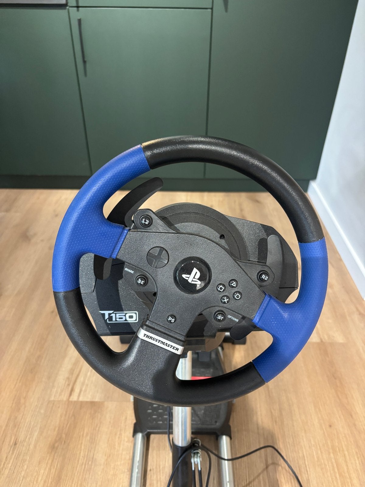 Thrustmaster T150 racestuur met pedalen en Wheel Stand Pro, Spelcomputers en Games, Ophalen, Zo goed als nieuw, Stuur of Pedalen