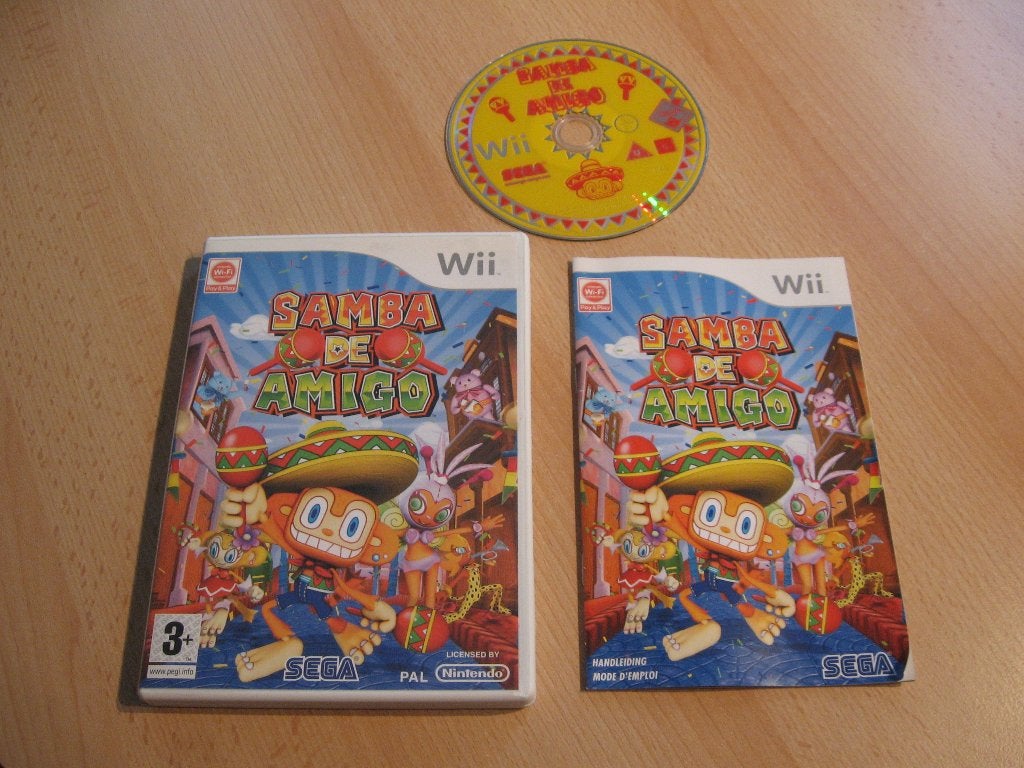 Wii spel: Samba de Amigo, 1 speler, Ophalen of Verzenden, Zo goed als nieuw, Vanaf 3 jaar