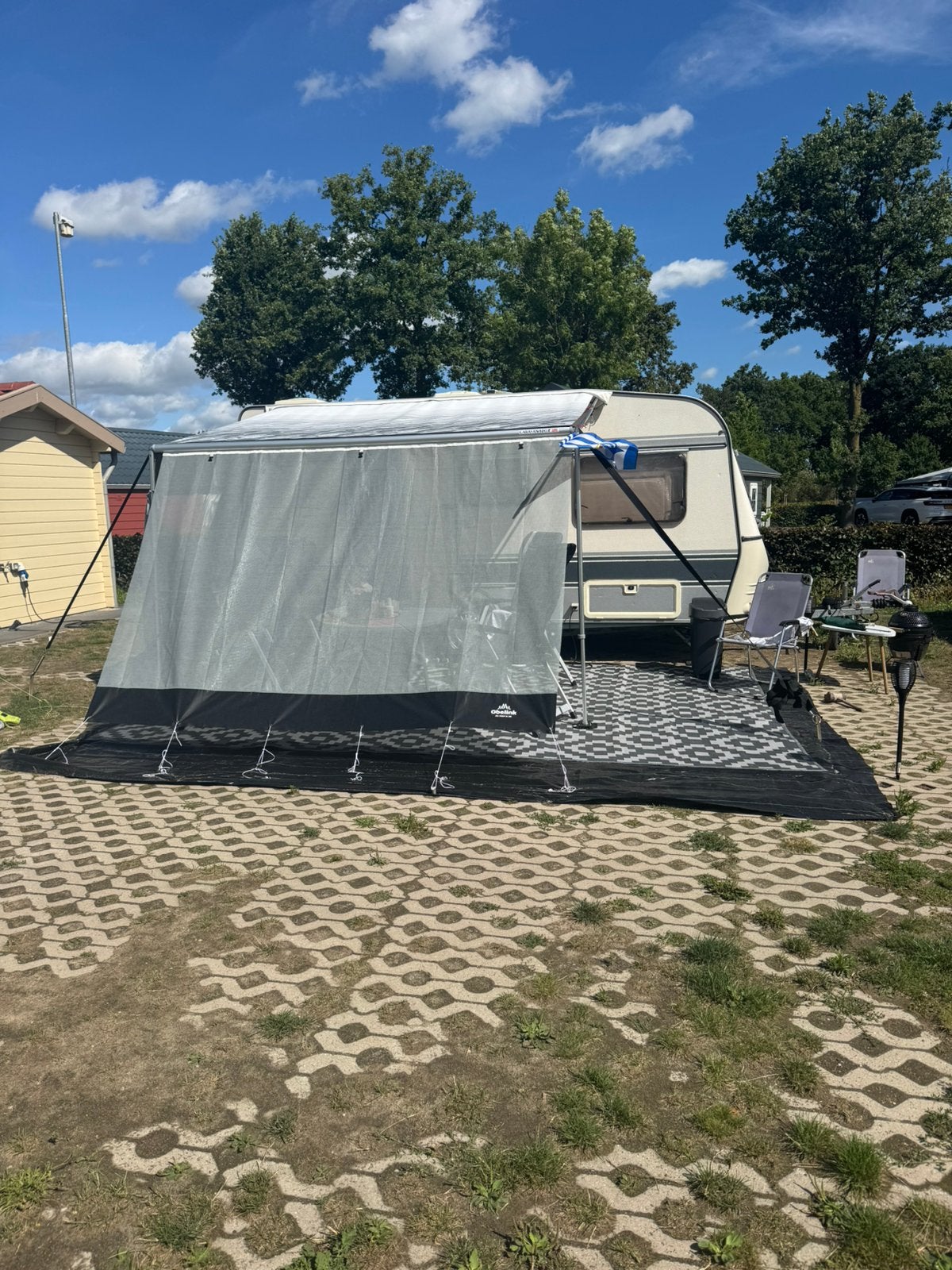 Fendt caravan incl voortent, zakluifel tegen meerprijs, Caravans en Kamperen, Tenten, Ophalen, Gebruikt, Tot en met 4
