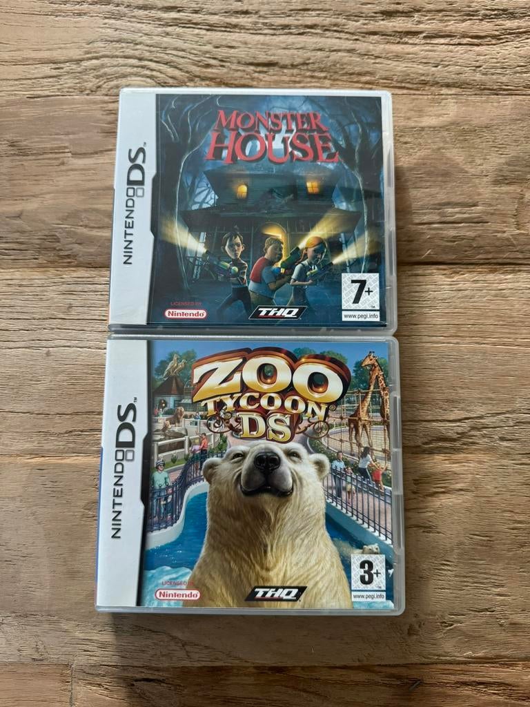 Zoo Tycoon DS & Monster House Co, 1 speler, Ophalen of Verzenden, Zo goed als nieuw, Vanaf 3 jaar