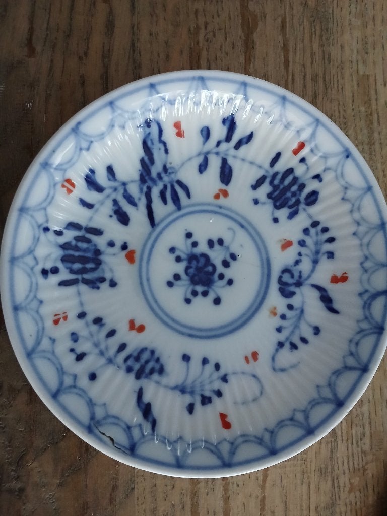 Rauenstein Vogelmuster schoteltje 19e eeuw, Antiek en Kunst, Ophalen of Verzenden