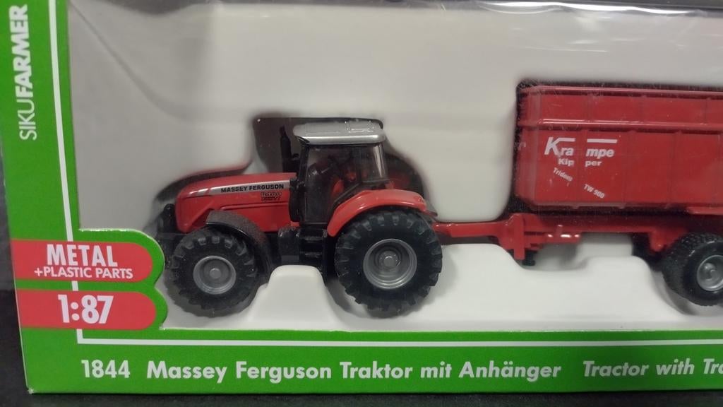 Massey Ferguson Krampe aanhanger 1:87 Siku Metal Pol, SIKU, Verzenden, Bus of Vrachtwagen, Schlittenbacherstrasse 60 Lüdenscheid