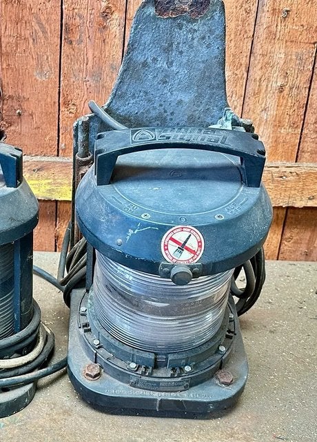 Aqua Signal vintage mastlicht - wit, Ophalen of Verzenden, Gebruikt, Overige typen