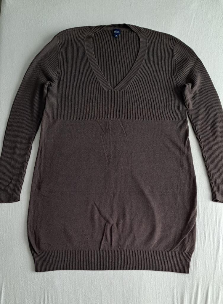 Lange trui van Cecil, mt. M, Maat 38/40 (M), Ophalen of Verzenden, Zo goed als nieuw, Grijs