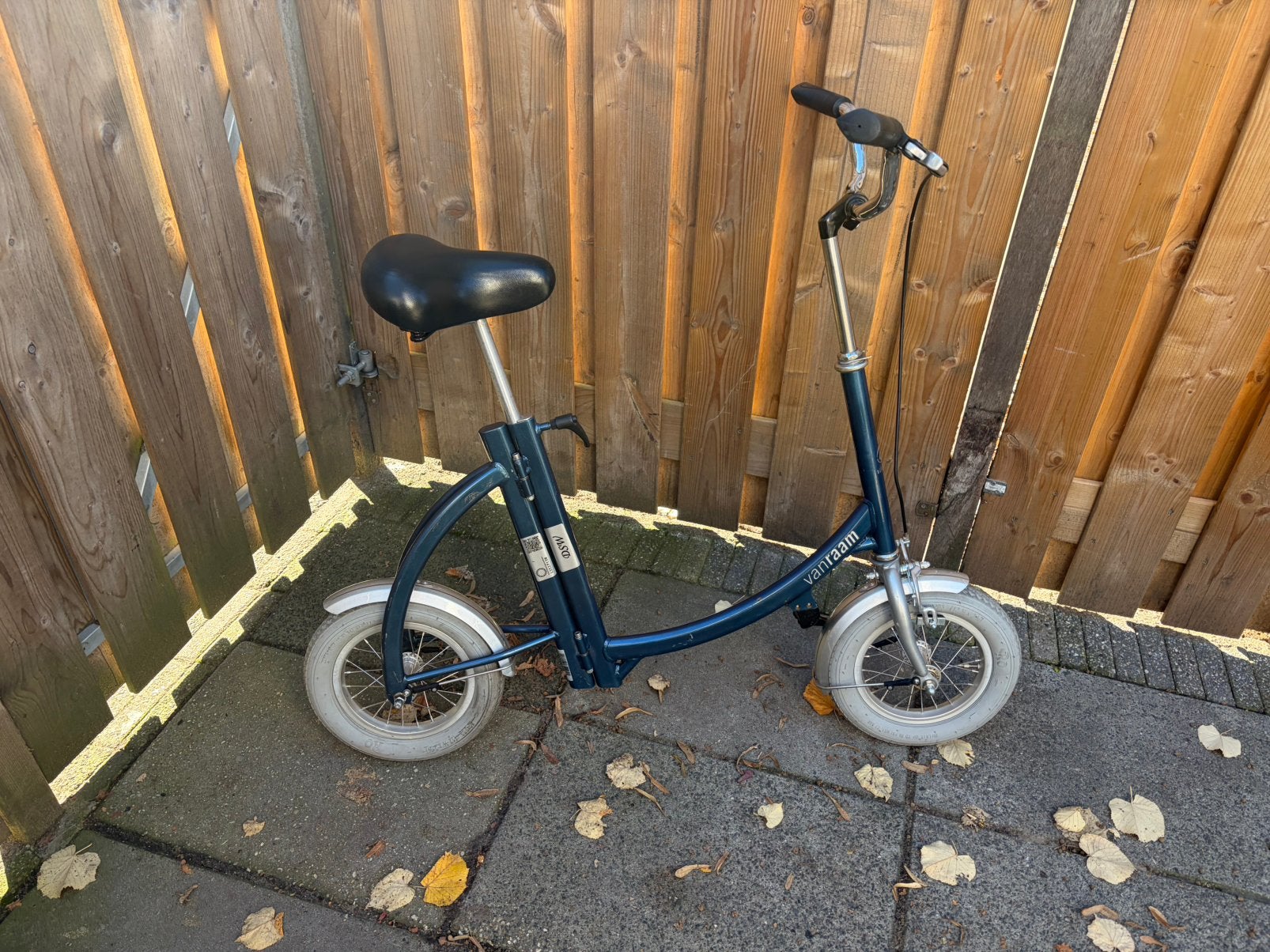 Loopfiets volwassenen van raam zadel verstelbaar/inklapbaar, Ophalen, Gebruikt