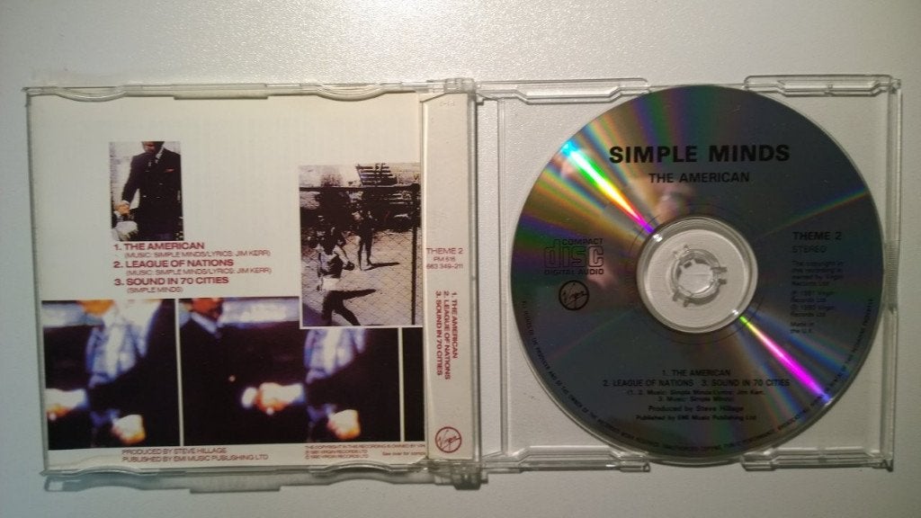 Simple Minds - The American, Cd's en Dvd's, Ophalen of Verzenden, Zo goed als nieuw, Pop
