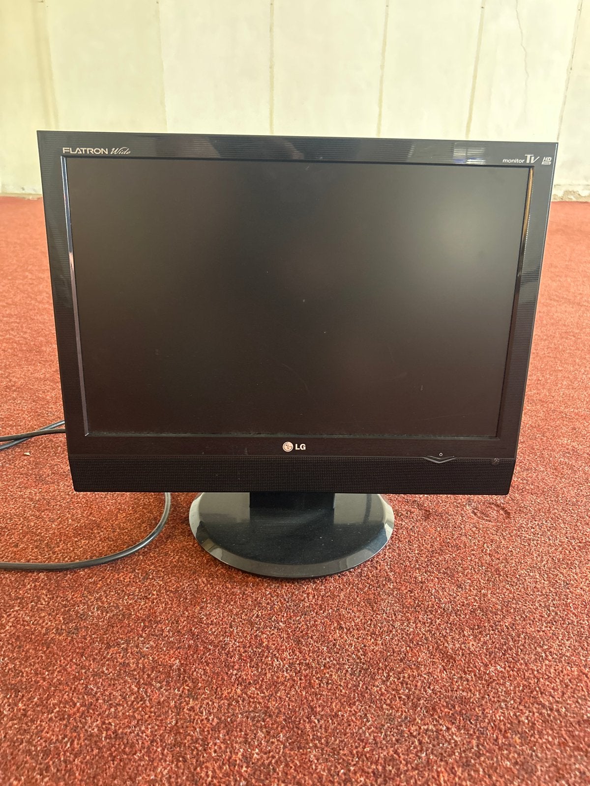 LG Flatron M198WA Monitor/TV - Gebruikt, Ophalen of Verzenden, Ingebouwde speakers, DVI, 60 Hz of minder