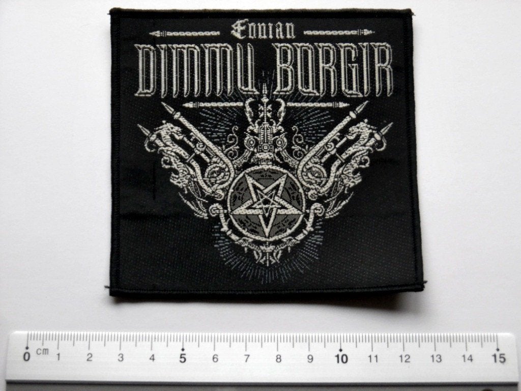 Dimmu Borgir mooie nieuwe patch d304 embleem bd metal, Ophalen of Verzenden, Nieuw, Kleding