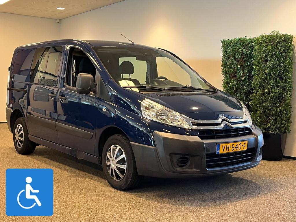 Citroen Jumpy L1H1 Rolstoelbus rolstoel geschikt, Auto's, 1636 kg, Gebruikt, Blauw, Origineel Nederlands