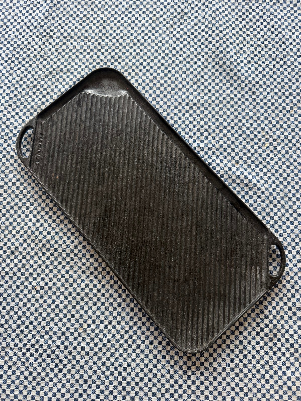 Le Creuset gietijzeren grillplaat, Gebruikt, Gietijzer, Overige typen, Le Creuset