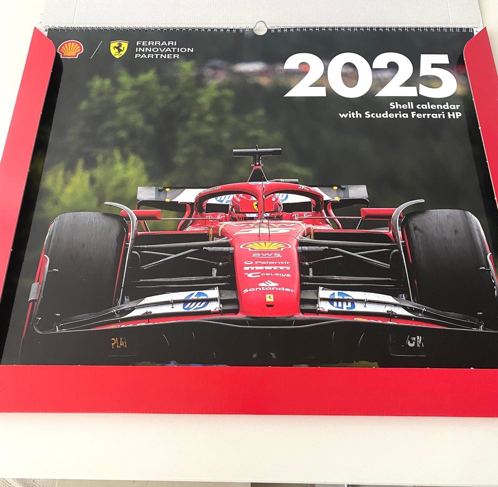 FORMULE 1 KALENDER, nieuw, jaar 2026, SHELL uitvoering!, Ophalen of Verzenden, Nieuw, Formule 1