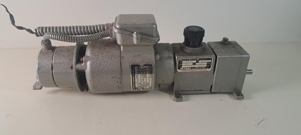Stephan Werke Hameln verstelbare tandwielmotor 0,09 kW, Ophalen of Verzenden, Gebruikt, Elektromotor, Minder dan 1400 rpm