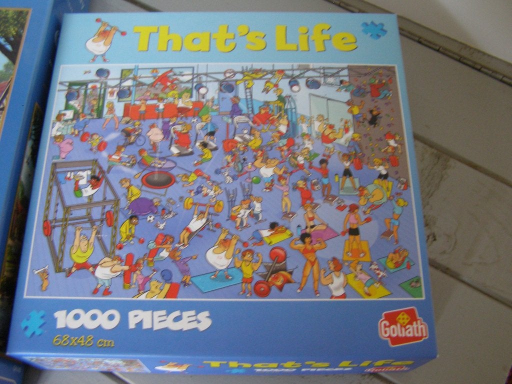 Goliath Fitness puzzel, Ophalen of Verzenden, 500 t/m 1500 stukjes, Zo goed als nieuw