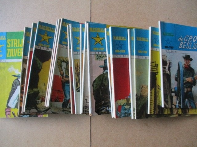 w0464 marshall ministrip 26x, Meerdere stripboeken, Ophalen, Gelezen
