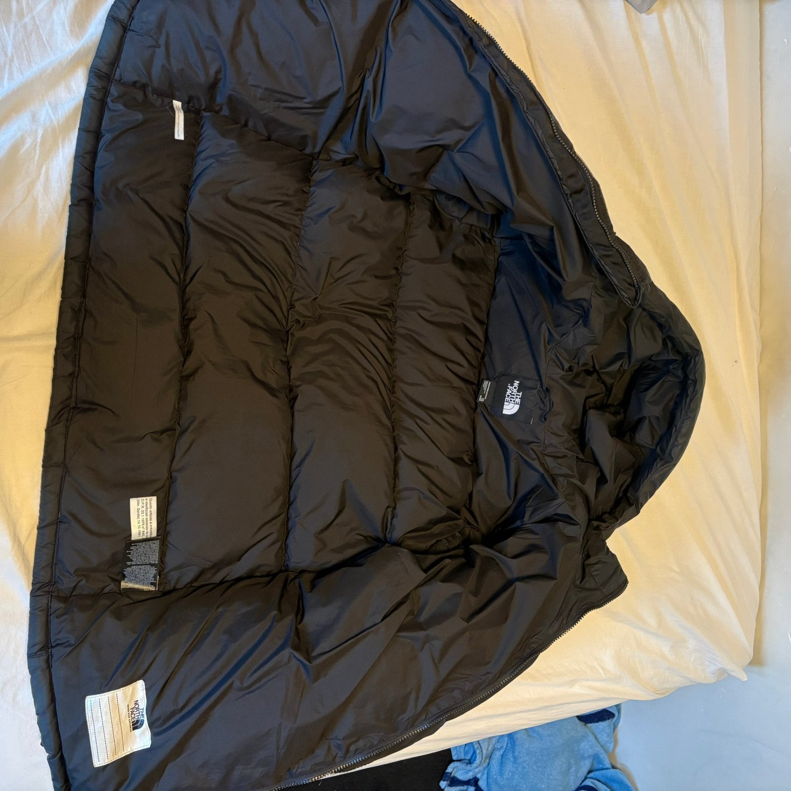 The North Face Himalayan Down Parka, Ophalen, Zo goed als nieuw, Maat 52/54 (L), Zwart