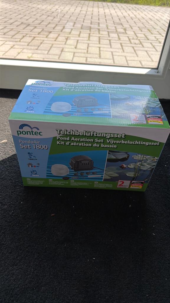 Pontec PondoAir set 1800, Tuin en Terras, Vijver-toebehoren, Ophalen, Zo goed als nieuw