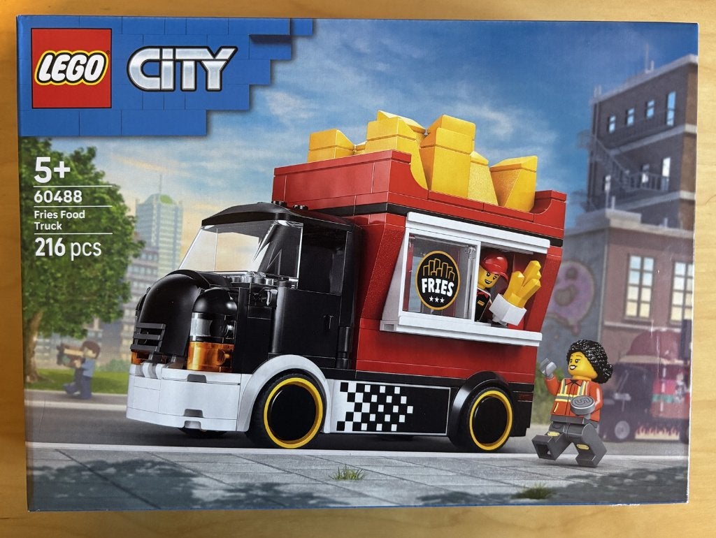 Lego 60488 Fries Food Truck, Ophalen, City, Nieuw, Complete set