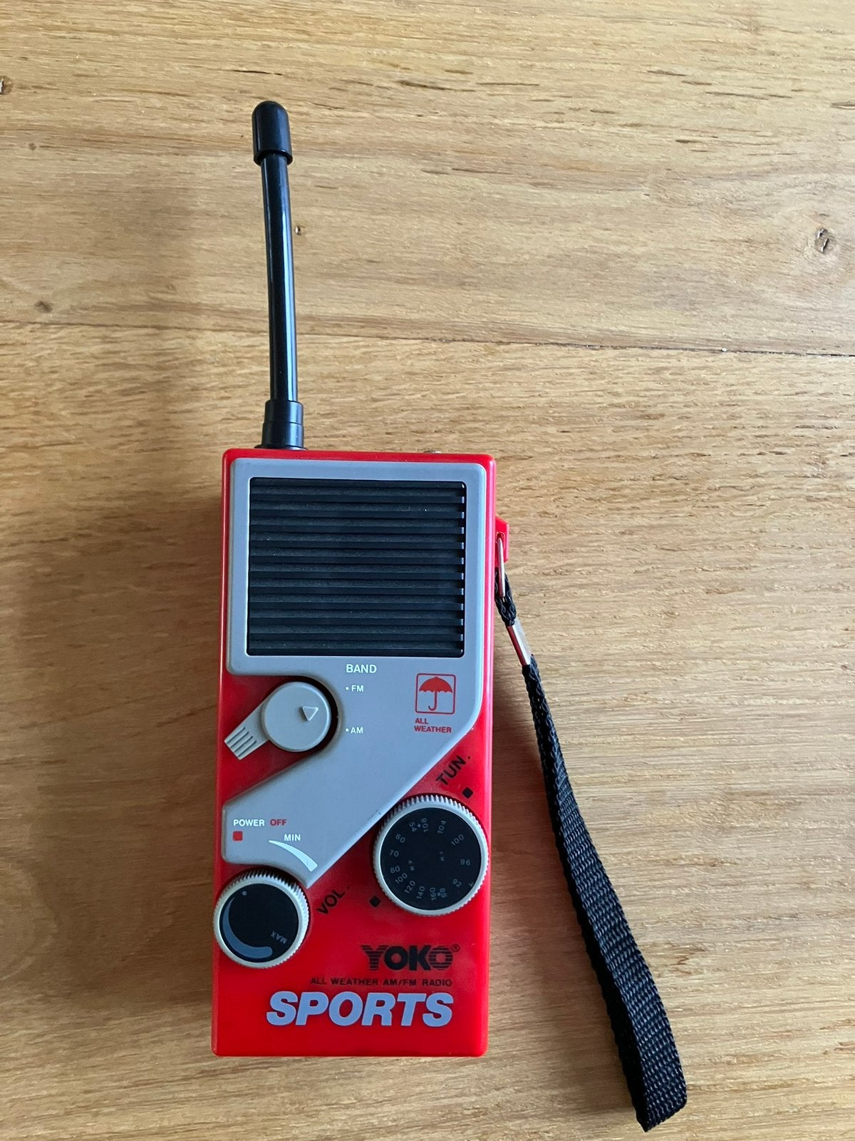 Yoko sports radio ysl35 vintage retro, Ophalen of Verzenden, Gebruikt, Radio