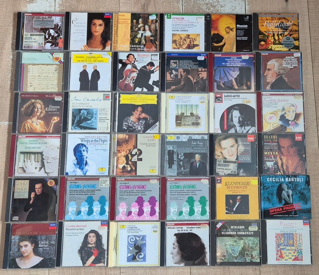 102cds DGG, Harm.Mundi, Decca, Hyperion, Koch, Philips, Sony, Ophalen, Classicisme, Gebruikt, Overige typen