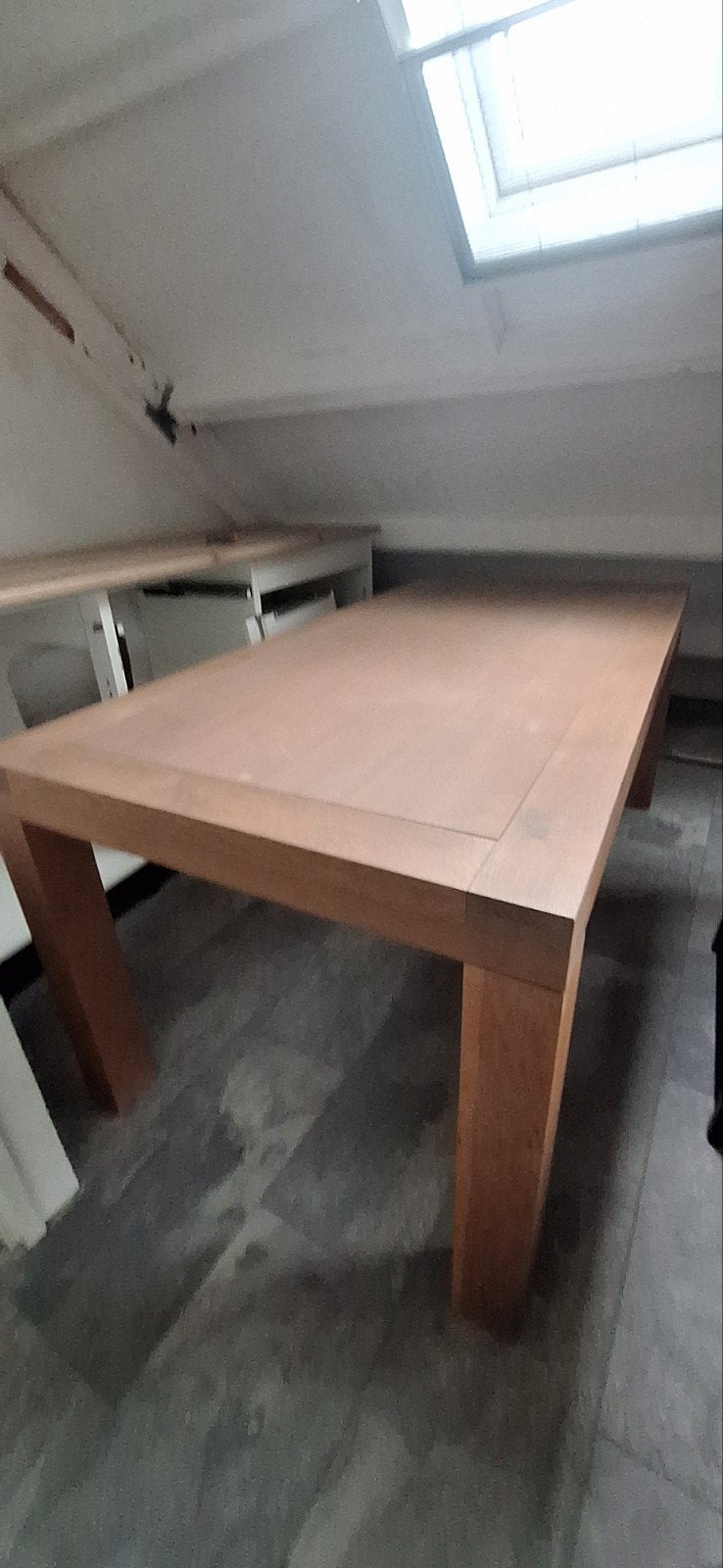 Tafel 180x90x77, Ophalen, Gebruikt, Eikenhout, 50 tot 100 cm