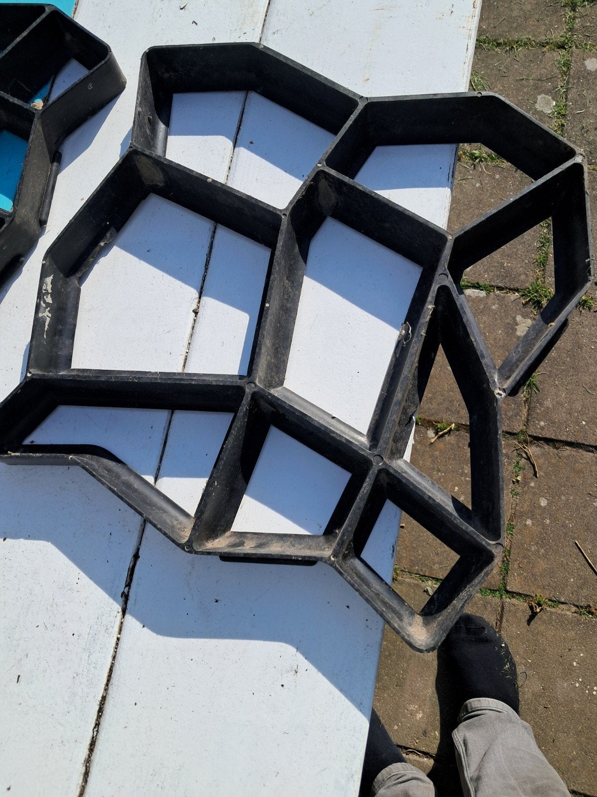 Mallen om zelf een tuinpad aan te leggen, Kunststof, Gebruikt, Overige typen, Ophalen of Verzenden